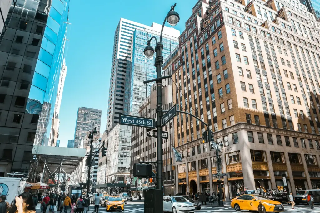 Street view of NYC.